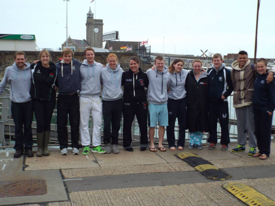 Oxford draw to Cambridge in channel relay swim