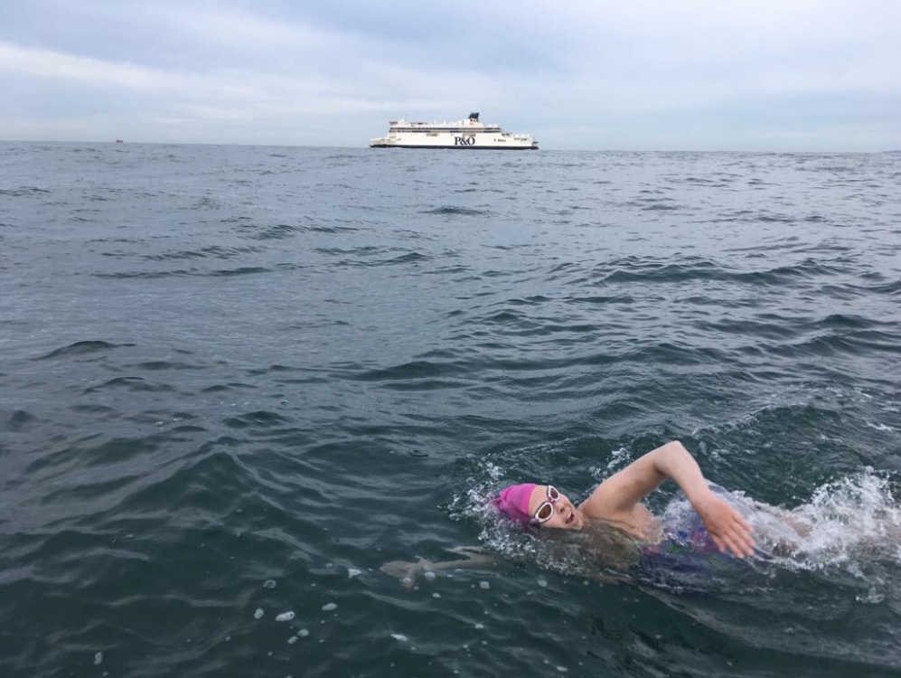 Channel swim success!